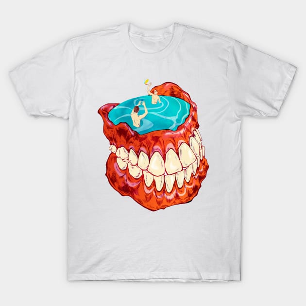 Denture Pool T-Shirt by anneeschwank